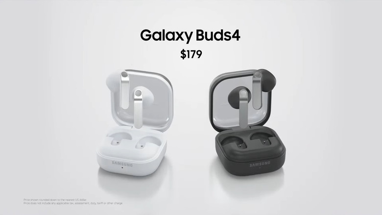 The Samsung Buds4 come in two colors.