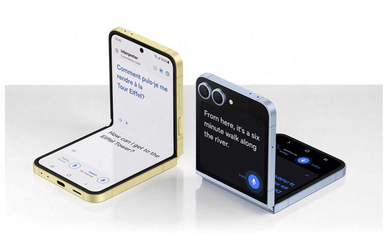 Two foldable phones.