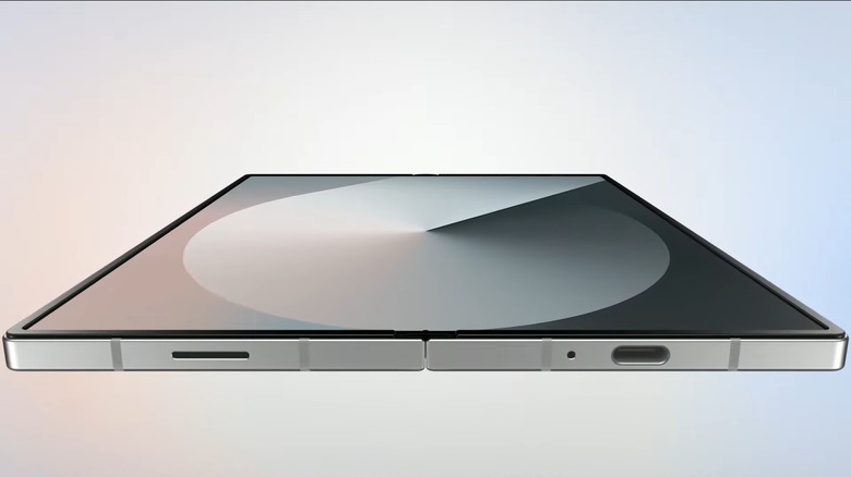 New Galaxy Z Fold 6 opens like a book.