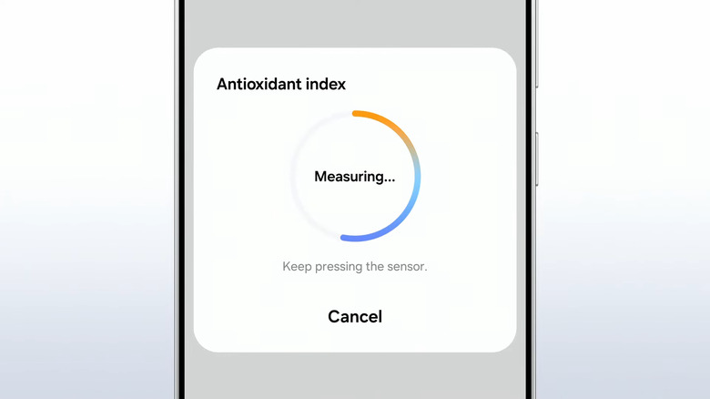 Samsung is adding antioxidant tracking.