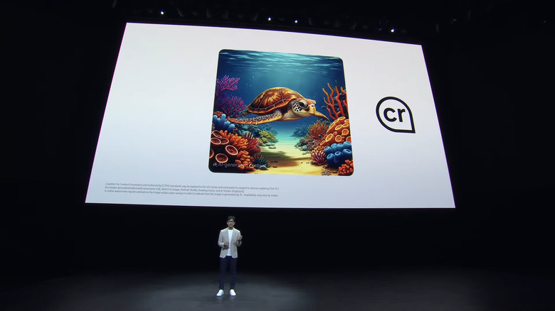 A watermark will be added to AI created content.