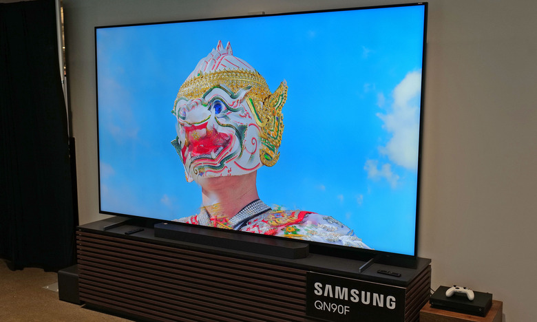 While Samsung's $26,999 Neo QLED QN90F boasts a price tag that's nearly as expensive as the $29,999 Micro RGB TV, there's still a very obvious difference in color. 