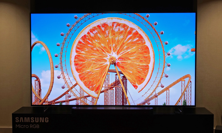 Samsung says its new Micro RGB TV is the first to fully support the BT.2020 spec. 