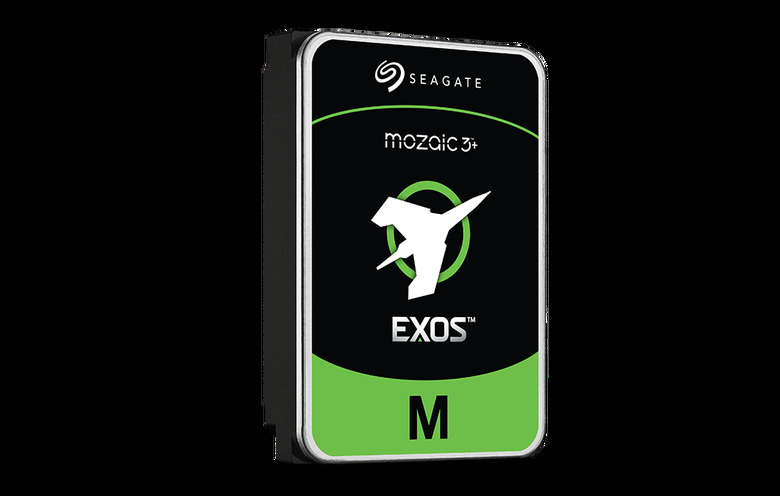 Seagate's Exos M HDD will offer 30 or 32TB of storage once it goes on sale. 
