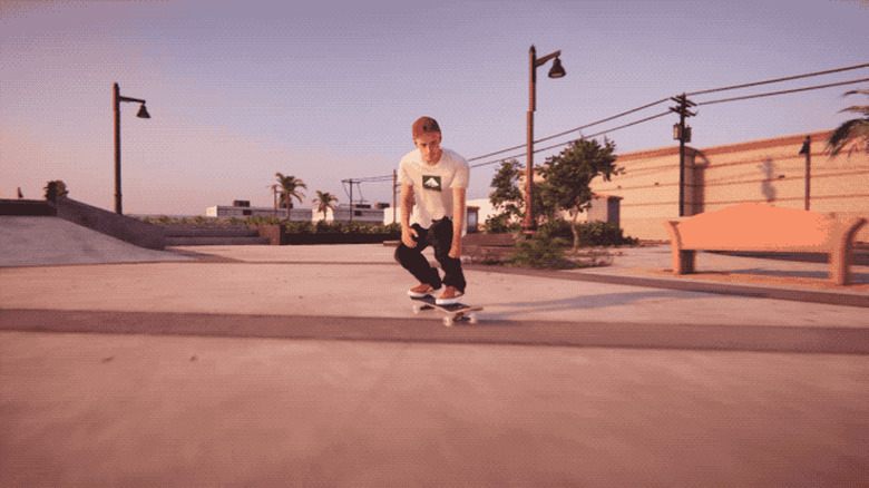 You can mix tricks together into complex but realistic combos.