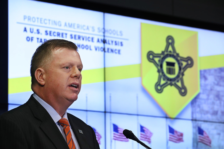 WASHINGTON, DC - NOVEMBER 07: U.S. Secret Service Director James Murray speaks during a briefing about the newly released analysis of targeted school violence at the service's headquarters November 07, 2019 in Washington, DC. Titled, 'Protecting America's Schools: A U.S. Secret Service Analysis of Targeted School Violence,' the research examines the attackers, key findings and significant commonalities from 41 incidents of attacks against K-12 schools in the U.S. from 2008 to 2017. (Photo by Chip Somodevilla/Getty Images)