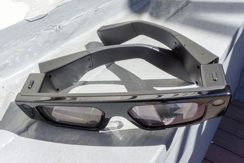 Snap's newest AR Spectacles are extremely thick.