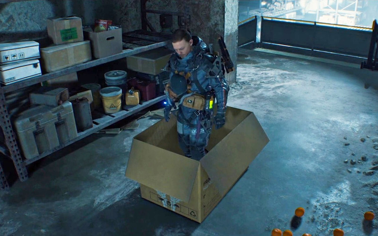 A promotional screenshot from the video game Death Stranding. 