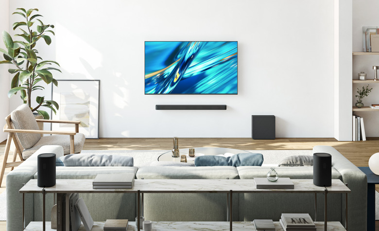 A TV in a room.