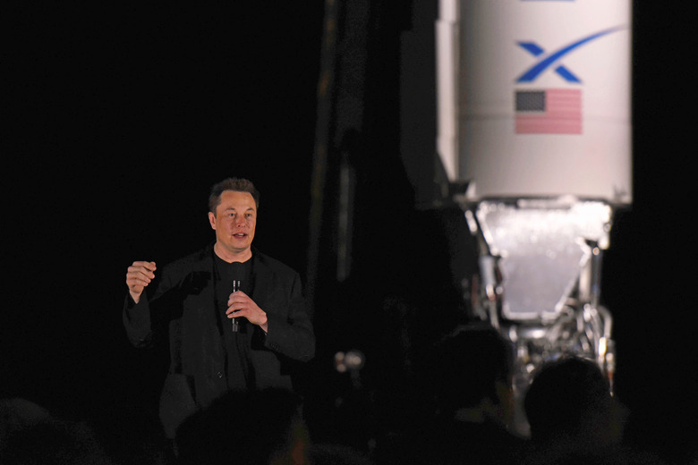 SpaceX's Elon Musk gives an update on the company's Mars rocket Starship in Boca Chica, Texas U.S. September 28, 2019. 