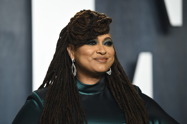 FILE - In this Sunday, Feb. 9, 2020, file photo, Ava DuVernay arrives at the Vanity Fair Oscar Party, in Beverly Hills, Calif. DuVernay will be honored in October 2020 by MacDowell, which is presenting its inaugural Marian MacDowell Arts Advocacy Award to her media company and arts collective ARRAY. (Photo by Evan Agostini/Invision/AP, File)