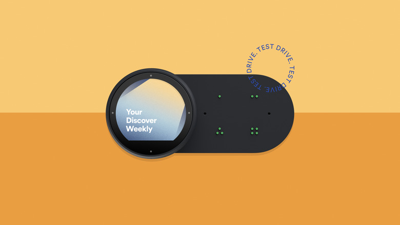 An image of Spotify's Car Thing the company released in 2019.