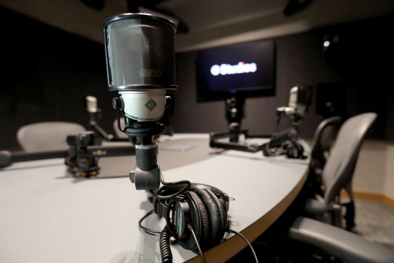 A studio inside Spotify's 