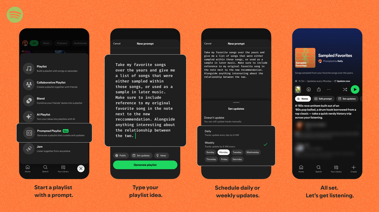 The standard AI Playlist creator will remain alongside the new Prompted Playlist.
