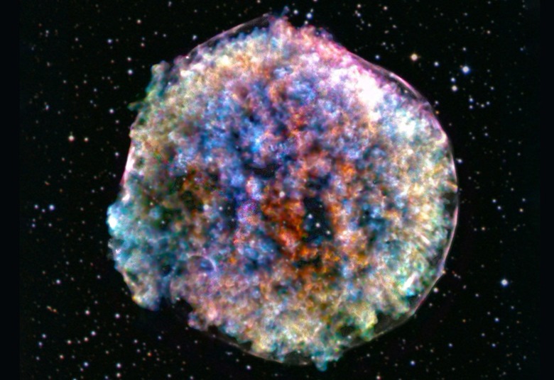 Supernova model more carbon than expected