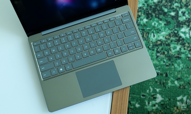 Sadly, just like the original, the new Surface Laptop Go 2 still doesn't have a backlit keyboard.