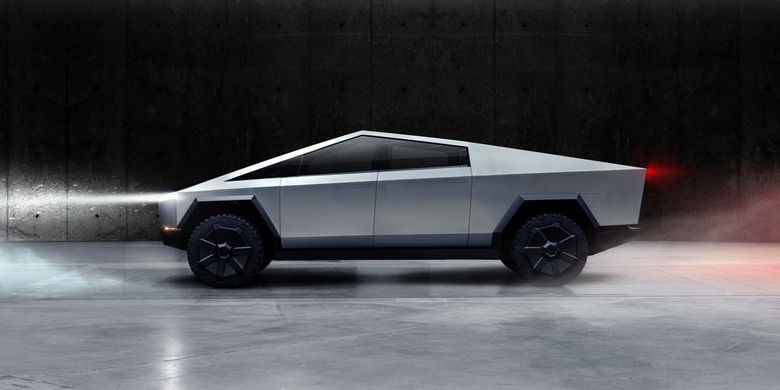 Tesla's Cybertruck from promotional materials 