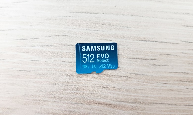 The Samsung Evo Select. (The 1TB model is on sale today, not the 512GB model pictured here.)