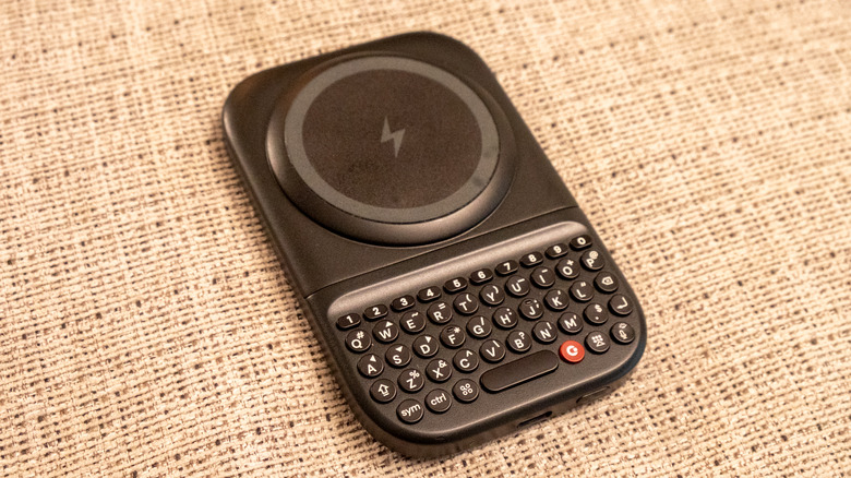 The Clicks Power Keyboard, without a phone attached.