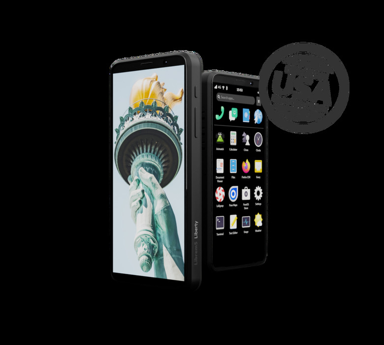 The Purism Liberty Phone.