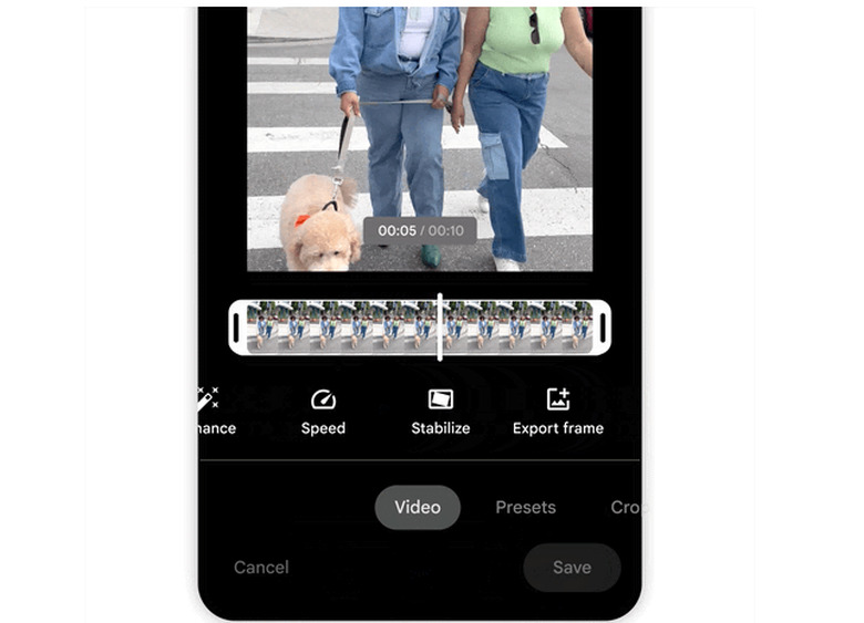 Google rolled out some new features including an AI powered video editor for its photos app. 