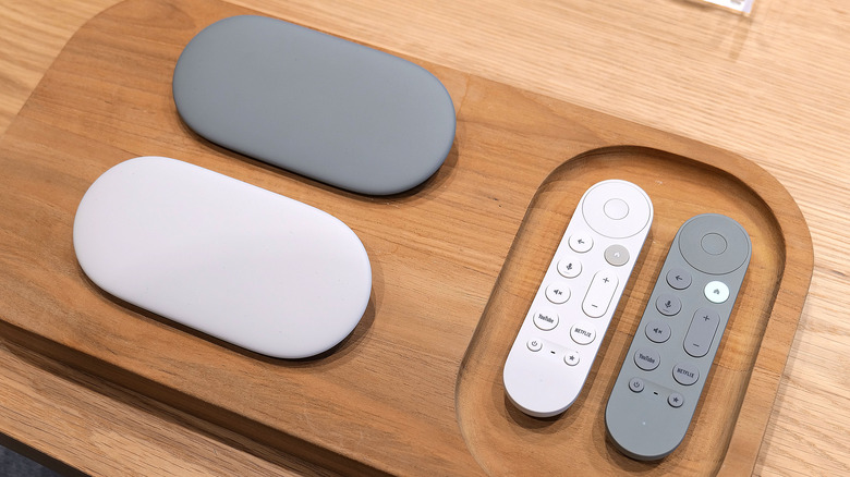 The Google TV Streamer will be available in two colors: porcelain white and hazel, the latter of which will be exclusively direct from Google.