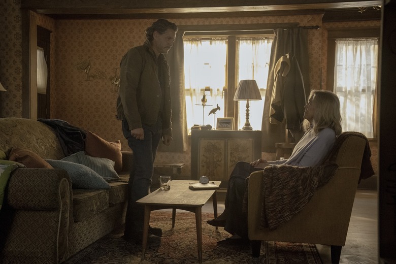 Pedro Pascal and Catherine O'Hara in HBO's The Last of Us season two