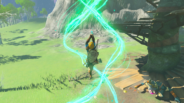 One neat thing about the Ascend ability is that once you get to the top, you have the option of jumping out or going back down in case you emerge next to a bunch of enemies.