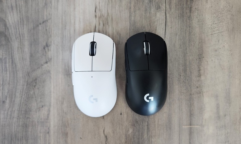 The G Pro X Superlight 2 (left) looks almost identical to the original Superlight (right) on the outside.
