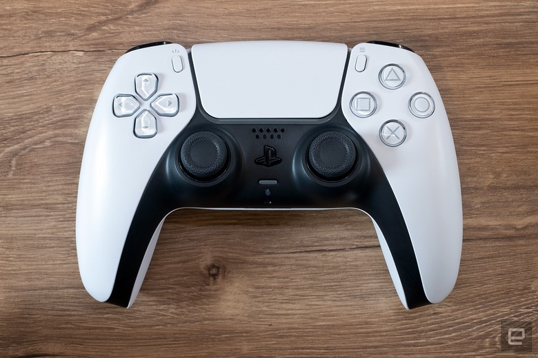 The PS5 DualSense Wireless Controller.