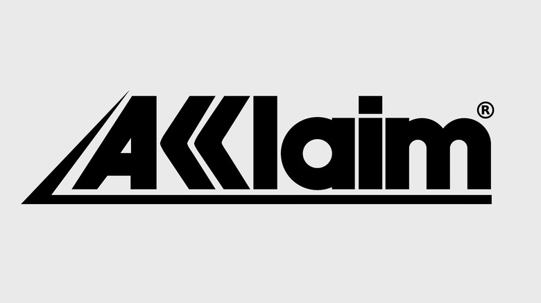 Logo for the video game company Acclaim.