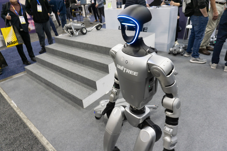This robot attacked me.