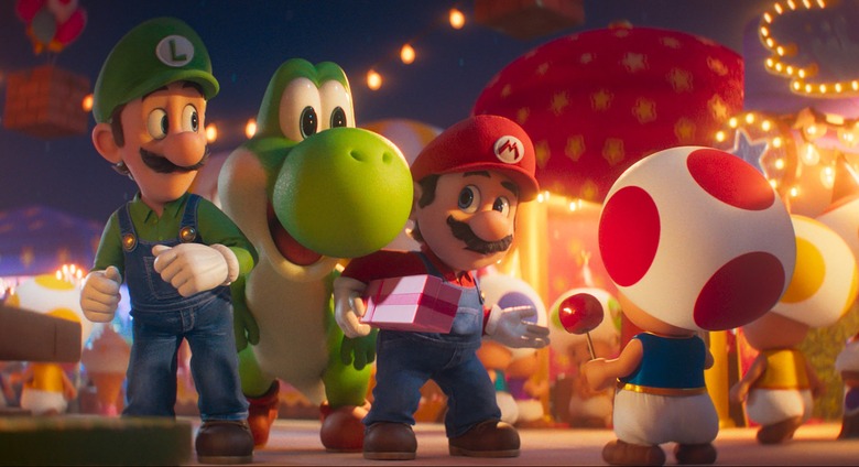 Luigi, Yoshi, Mario and Toad in The Super Mario Galaxy Movie