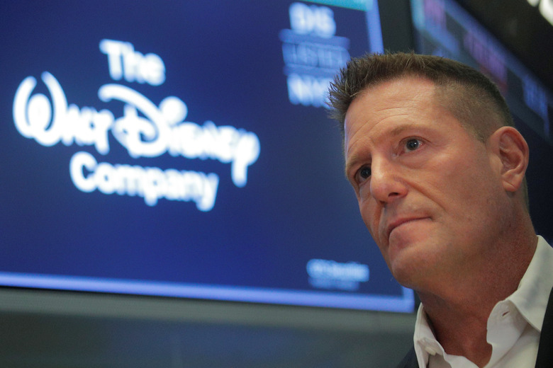 Kevin Mayer, Disney's head of direct-to-consumer division, on the floor at the New York Stock Exchange (NYSE) in New York, U.S., October 22, 2019. REUTERS/Brendan McDermid