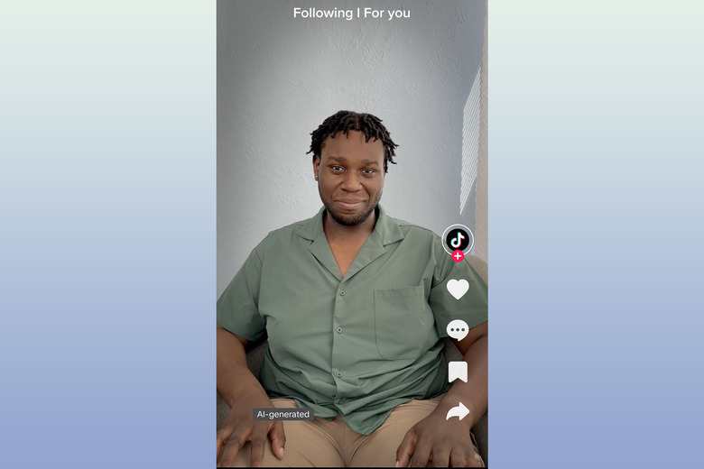 TikTok's new AI avatars.