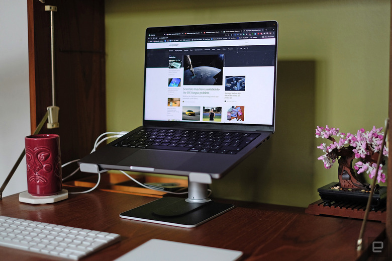 Twelve South's HiRise Pro is a slick height-adjustable laptop stand