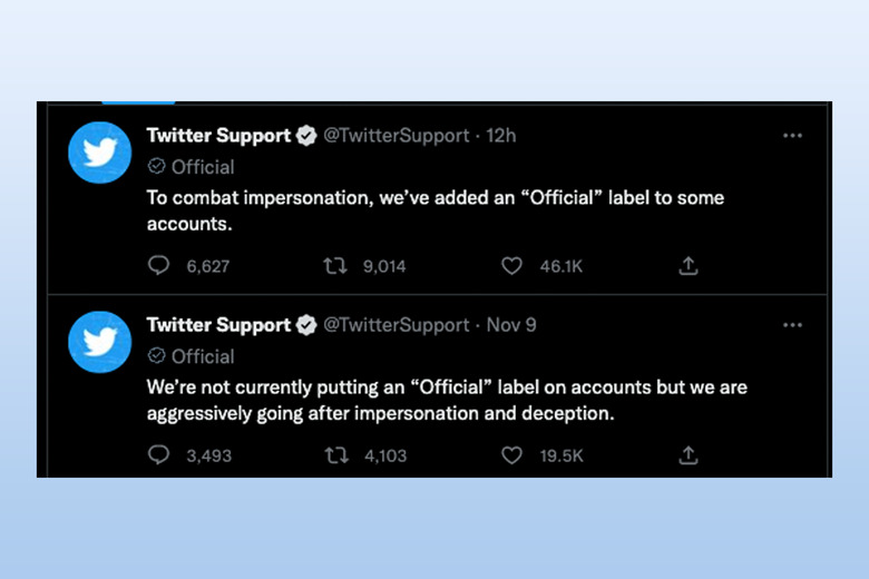 Twitter is scrambling to deal with impersonators after its rollout of the new Twitter Blue.
