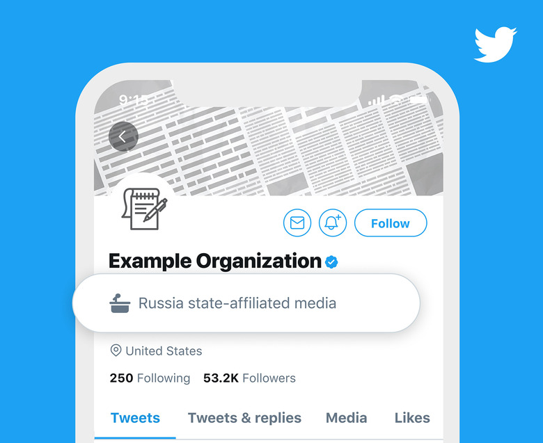 Twitter is expanding its labels for government accounts and state-run media to more countries.