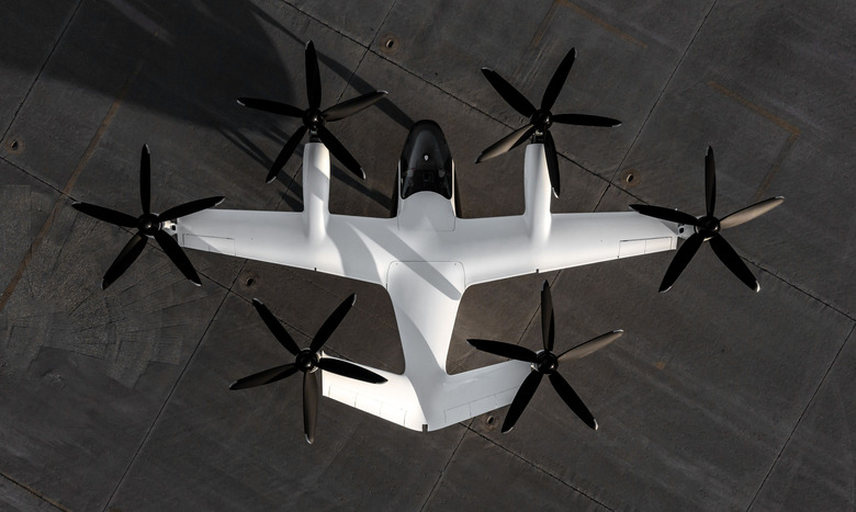 The aircraft requires a human pilot, at least in these early stages.