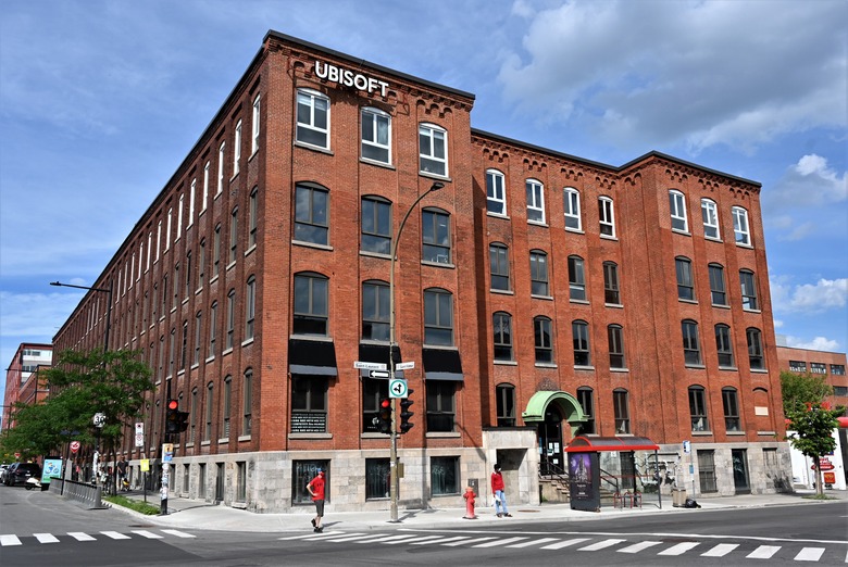 French videogame giant Ubisoft's Montreal office is seen on July 18, 2020 in Quebec, Canada. - Ubisoft Montreal is the largest videogame development studios in the world. (Photo by Eric THOMAS / AFP) (Photo by ERIC THOMAS/AFP via Getty Images)