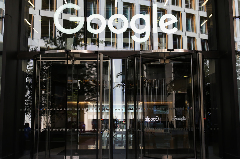 LONDON, UNITED KINGDOM - 2019/08/23: The exterior view of the entrance to the global internet search company Google office in London. (Photo by Dinendra Haria/SOPA Images/LightRocket via Getty Images)