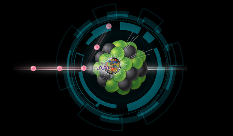 Electron-Ion Collider artistic depiction