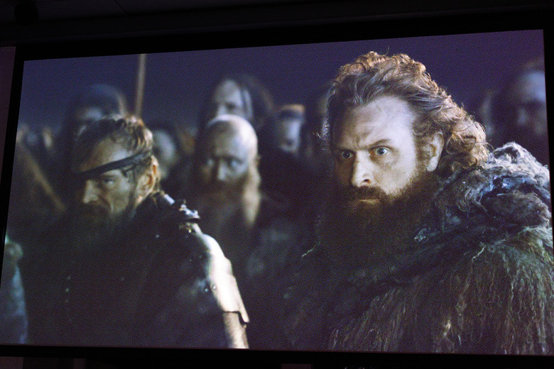 The famously dark Game of Thrones Night King battle scene was easy to see on the VisionMaster Max.