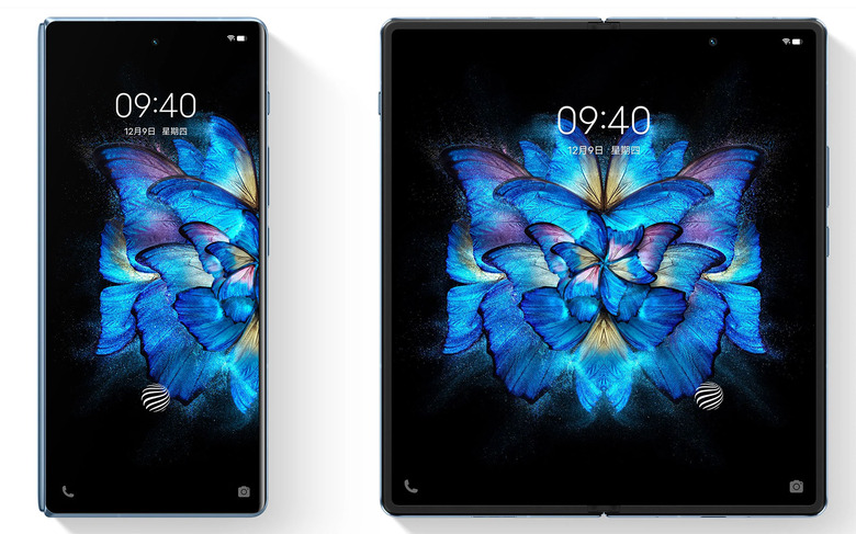 The Vivo X Fold has a fingerprint reader on both screens