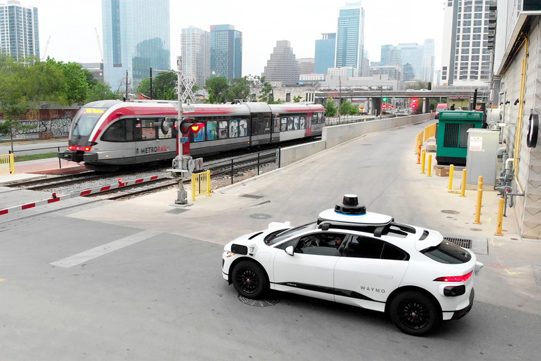 Waymo One car in Austin
