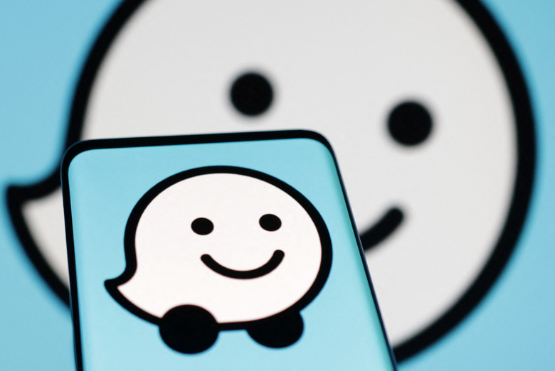 Waze app logo is seen in this illustration taken, August 22, 2022. REUTERS/Dado Ruvic/Illustration