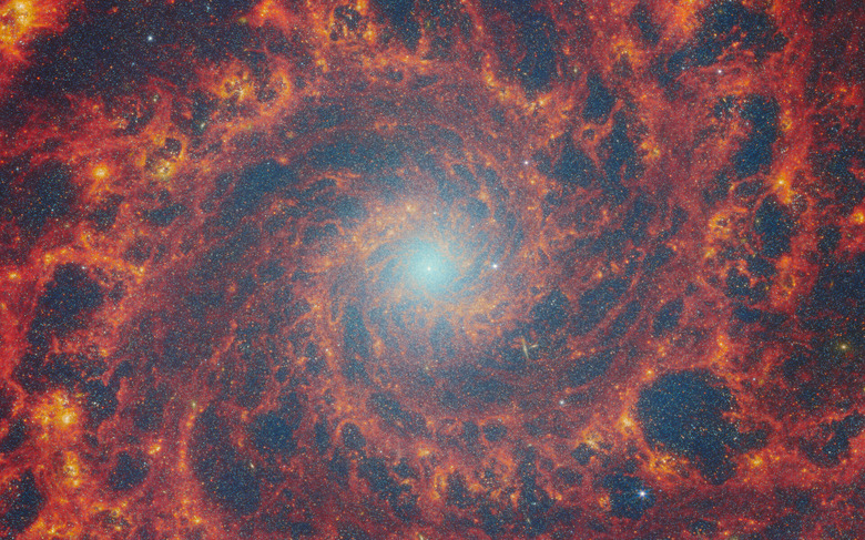 Phantom Galaxy Webb Image 2024