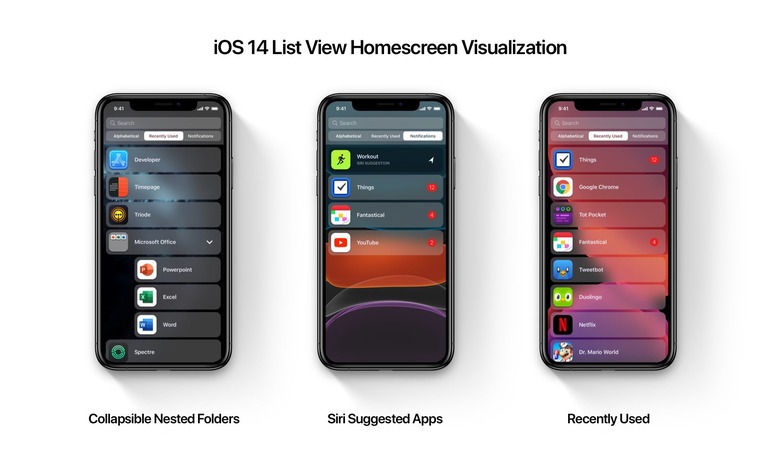 iOS 14 mockup