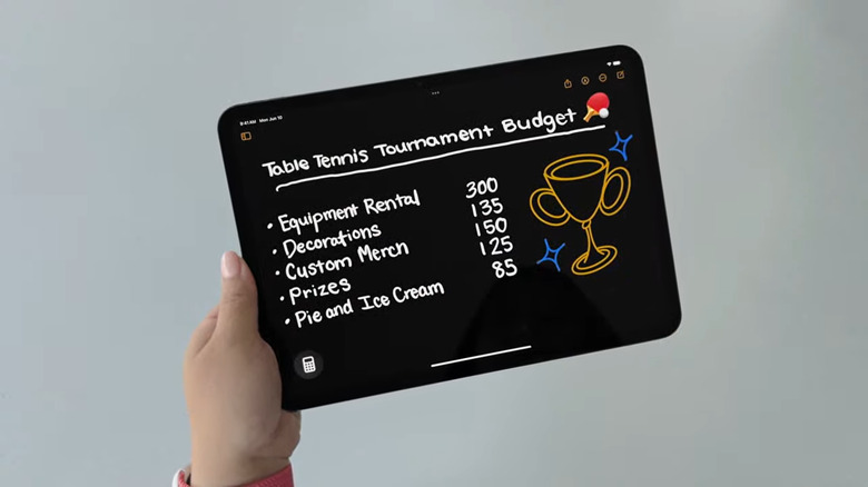 Math Notes is a subset of the Calculator app, but it will also be available in the Notes app, apparently.