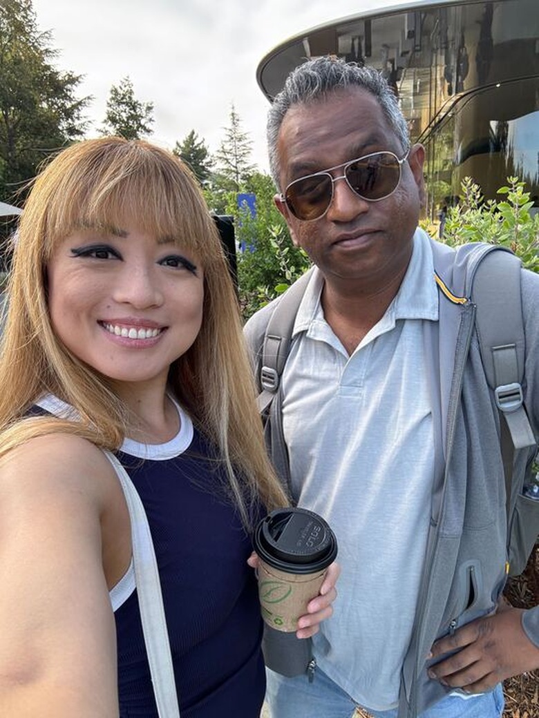 Devindra and I are on-site in Cupertino.